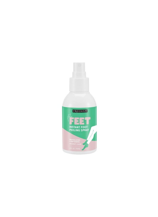 Freeman - Flirty Feet Instant Foot Peeling Spray, Exfoliating Foot Mask For Summer, Moisturizing & Smooth Dry, Cracked Heels, Remove Dead Skin Quickly, Cruelty-Free & Vegan, 4 Fl.Oz./ 118 Ml Bottle - Image 1