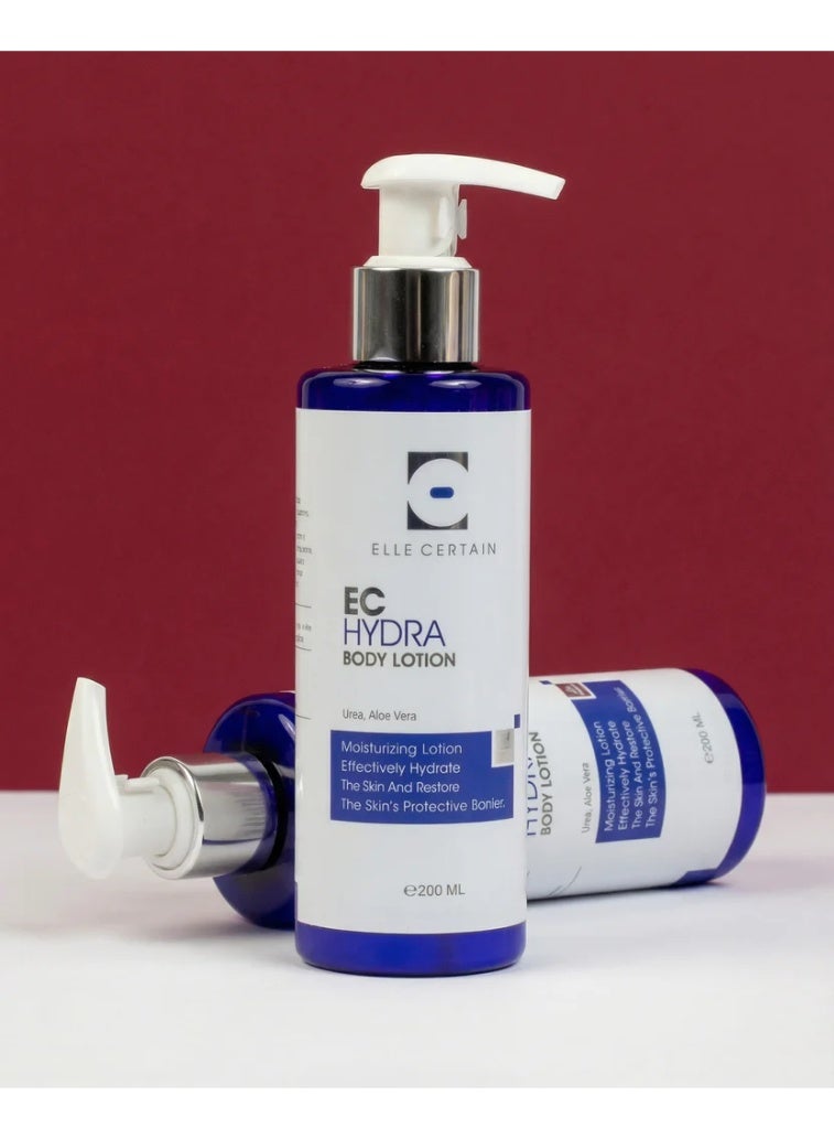 ELLE CERTAIN EC Hydra Body Lotion for Dry Skin  Deep & Instant Hydration, 24 Hour Moisturizing, Skin Nourishment & Protection, 200 ml - Image 2