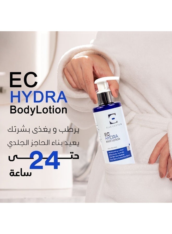 ELLE CERTAIN EC Hydra Body Lotion for Dry Skin  Deep & Instant Hydration, 24 Hour Moisturizing, Skin Nourishment & Protection, 200 ml - Image 4