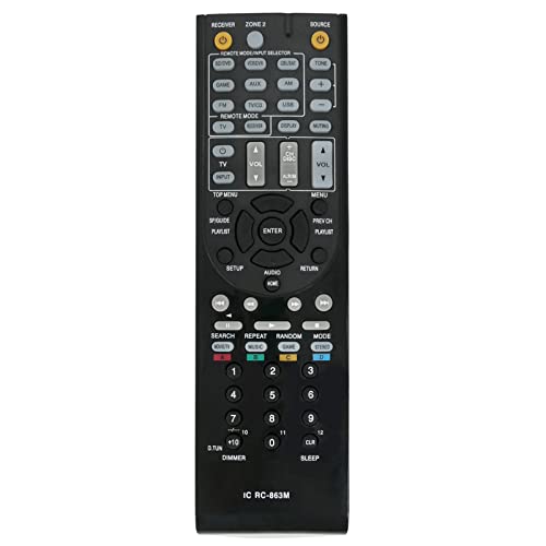 Allimity RC-863M RC863M Replacement Remote Control fit for Onkyo AV Receiver 24140863 HT-S5600 HT-R2295 HT-R592 HTS5600 HTR2295 HTR592 - Image 4