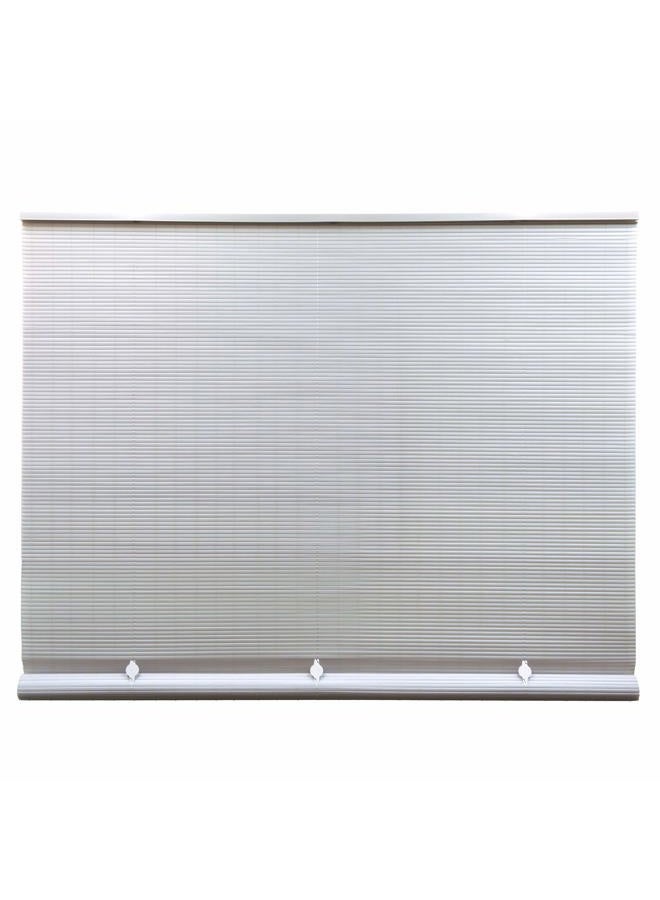 RADIANCE , Cord Free 1/4 Inch Oval PVC Shade, White, 36 Inches x 72 Inches Roll Up Blind (3320136) - Image 1