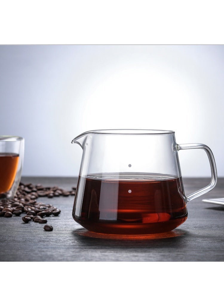 V60 Pour Over Coffee Maker Set 600ml Pour Over Glass Carafe Coffee Kit ,Portable Coffee Pot with Drip Filter, Heat Resistant Glass Range Coffee Server | Pour Over Coffee Tea Server | Pot Carafe Hand Drip Coffee Jug Decanter |Transparent | Kettle Coffee Maker Teapot|coffee hand drip - Image 2