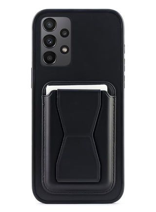 Leather back cover with card wallet Foldable Shockpoof Case compatible with Samsung Galaxy A52/A52s 5G (Black) - pzsku/Z6E6133188DE1802264FBZ/45/1748723974/dc1343e8-f6e4-4595-aa2a-25a9eefb167b