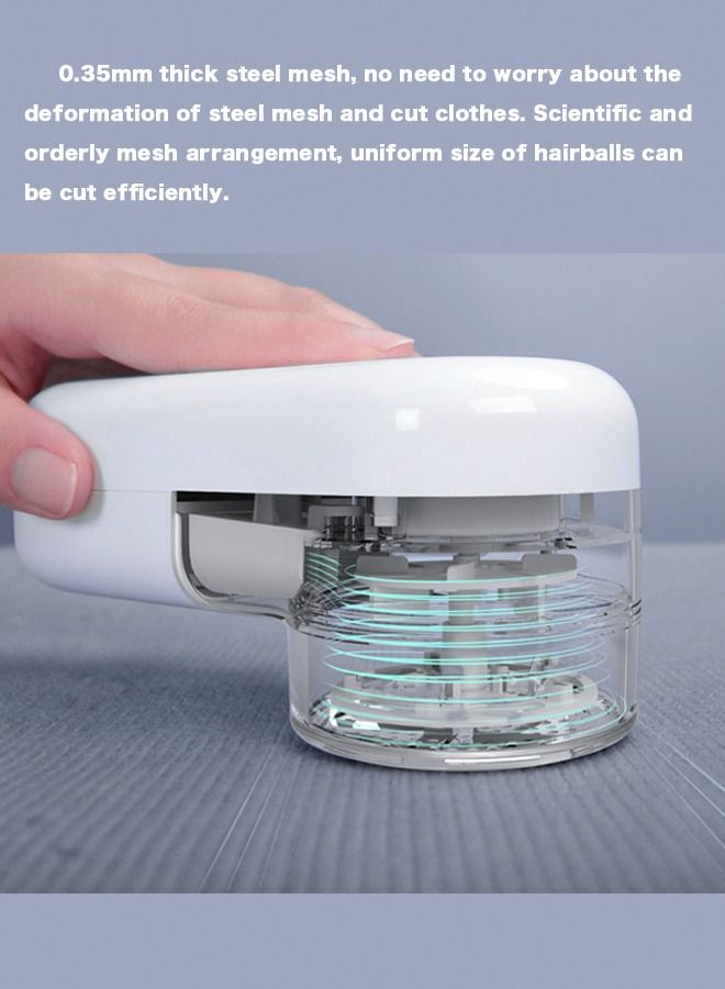 Xiaomi Mijia Lint Remover White 145x62x65mm Fuzz Pellet Trimmer For Clothes Spools Removal - Image 3