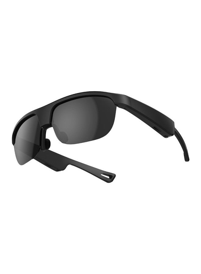 Bluetooth Smart Glasses M6 M8Pro Music Full Half Frame Sunglasses Black Technology Outdoor Riding Car-Color:M6pro Half Frame Gold  - Image 5