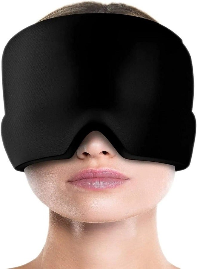 Generic Headache Relief Hat for Migraine, Headache Migraine Relief Cap for Tension Headache Migraine Relief, One Size Fits All Headache Cap with Reusable Ice Gel Pack for Puffy Eyes, Stress Relief - Image 1