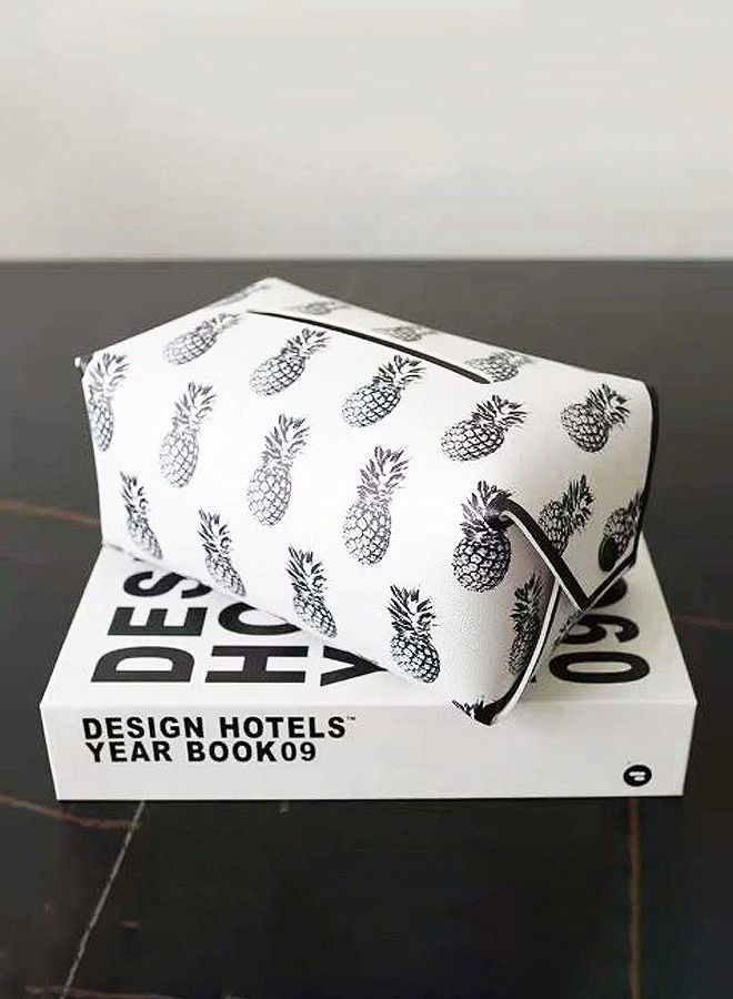 WooFree PVC Leather Tissue Box Pineapple