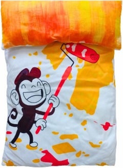 Vav Baby Fluffy Painter Monkey Bottom Opening Set  - Image 2