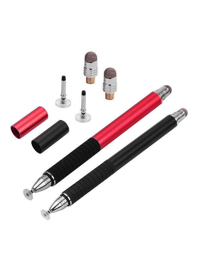 NIBEMINENT 2 In 1 Touchscreen Precision Stylus Pen With Conductive Head And Disc Tip Multicolour
