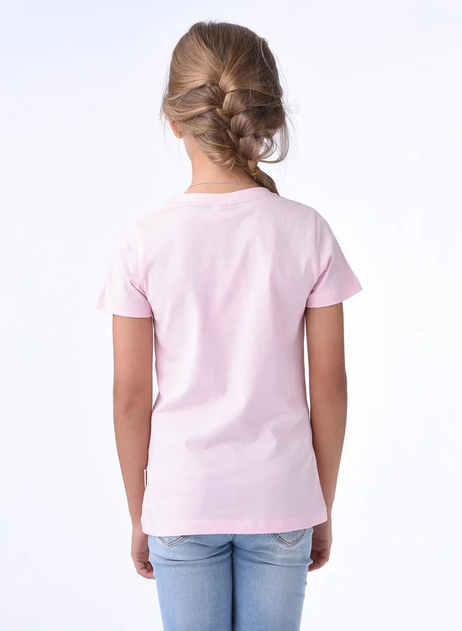 victor and jane Strawberry Print Short Sleeves T-Shirt by Styli