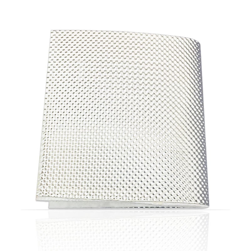 Peastorm Exhaust Wrap Heat Shield Automotive Aluminum Material Muffler Wrap Insulation Armor 12 x 38