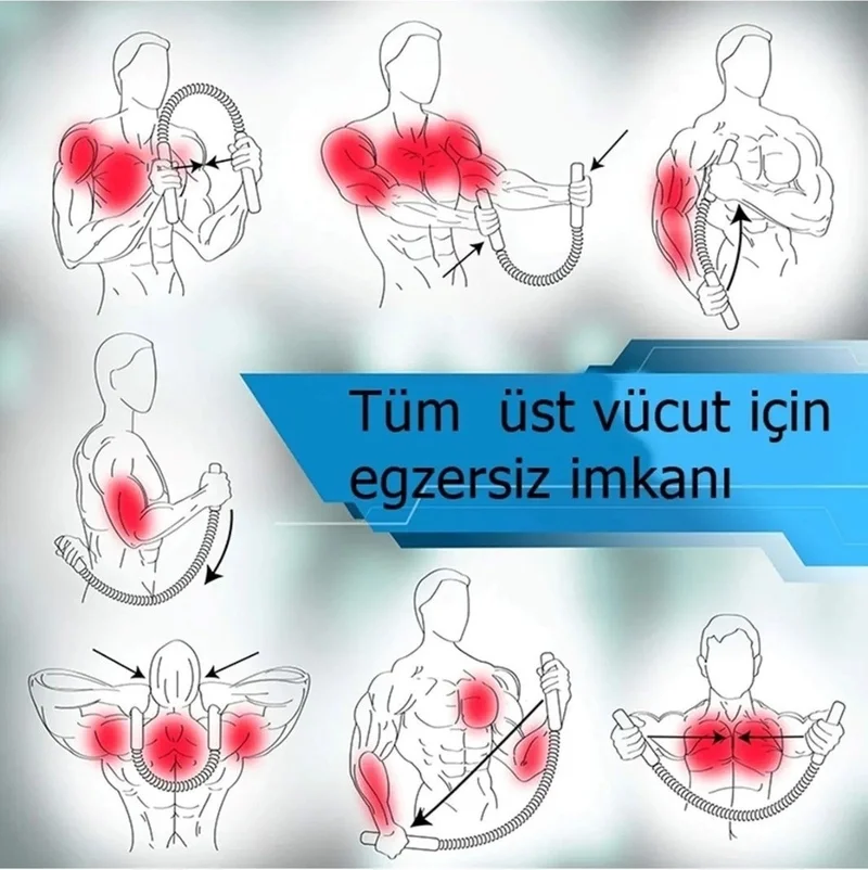 سي كي سبور ts 30 kg Chest Spring Bent Spring Hand Arm Wrist Shoulder Muscle Developing Exercise Equipment