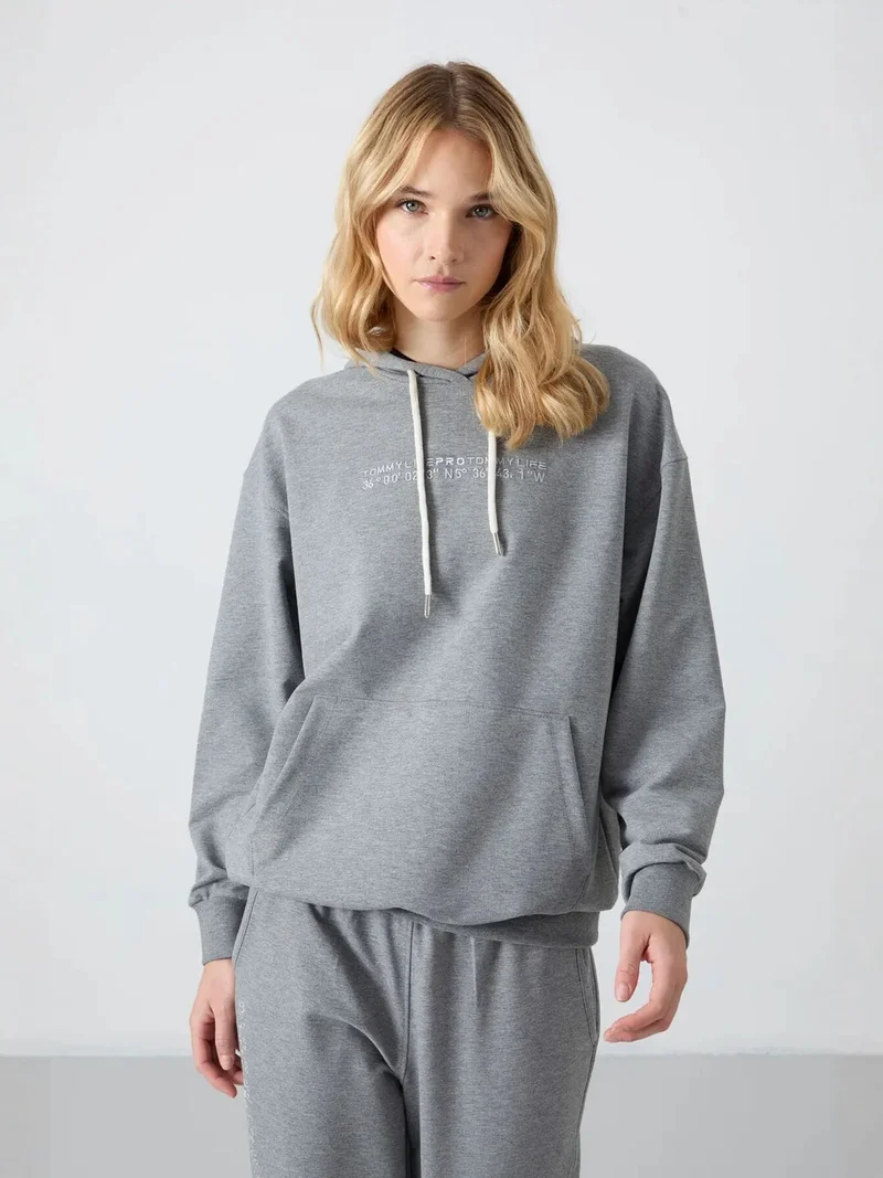 تومي لايف TOMMY Oversized Hooded Sweatshirt And Pants Set