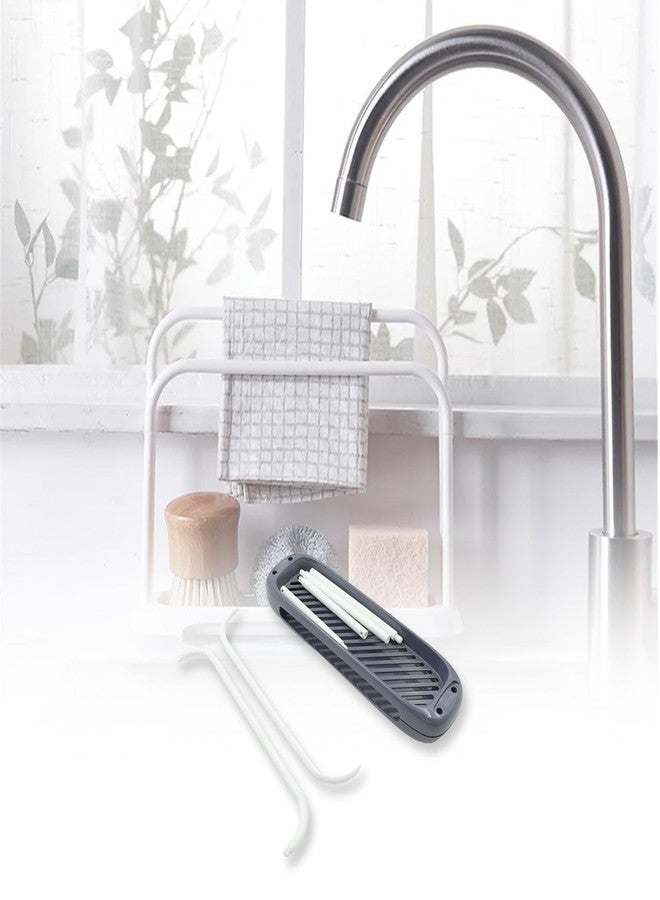 Drumstone Compact Sink Dishcloth Drying Rack & Towel Holder for Organized Kitchens - Image 2