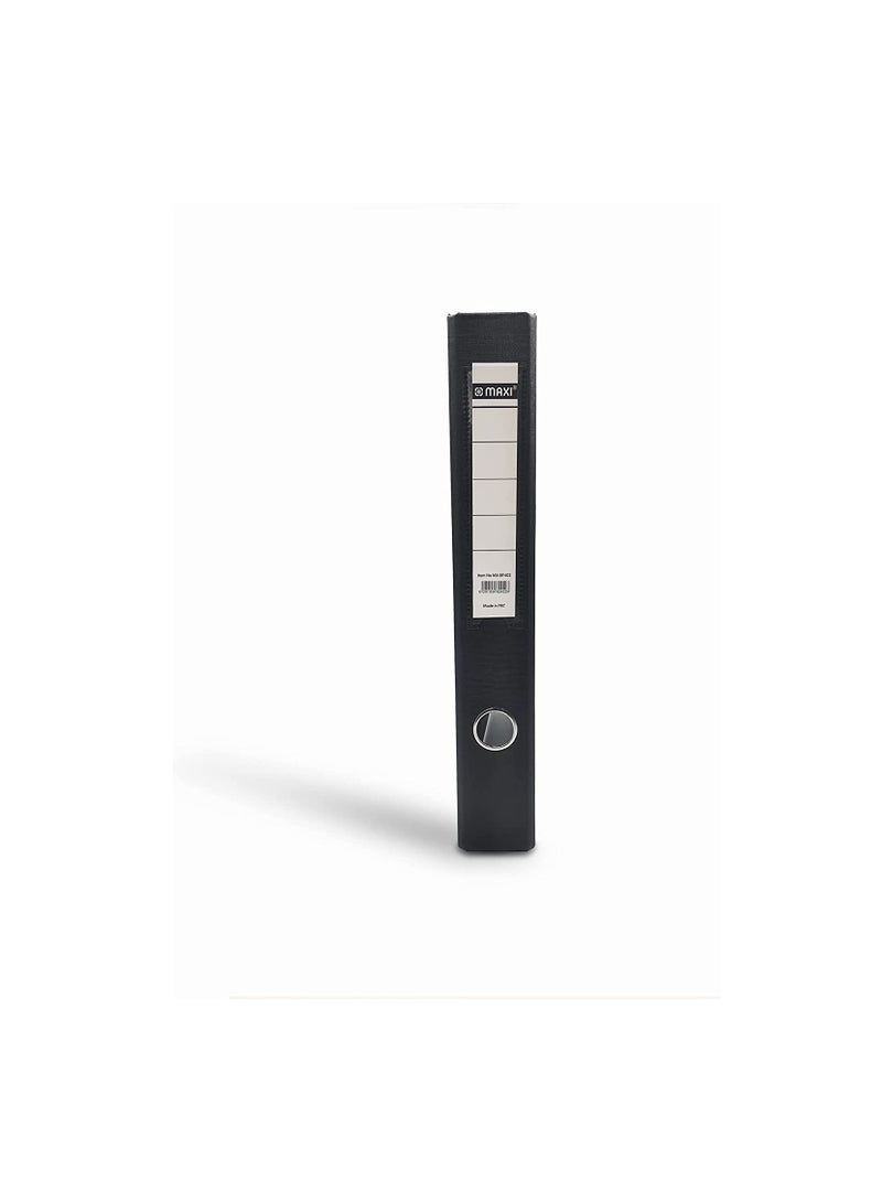 Maxi Lever Arch File foolscap Narrow Black - Image 3