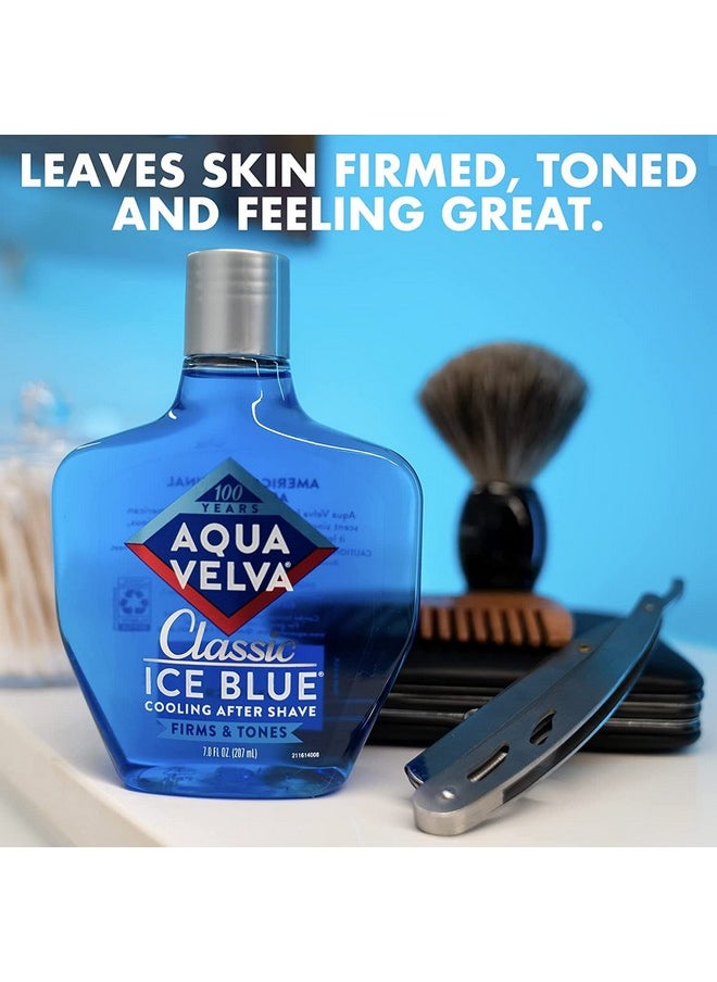 Aqua Velva - Qua Velva Cooling After Shave Classic Ice Blue 7 Oz Pack Of 4 - Image 1
