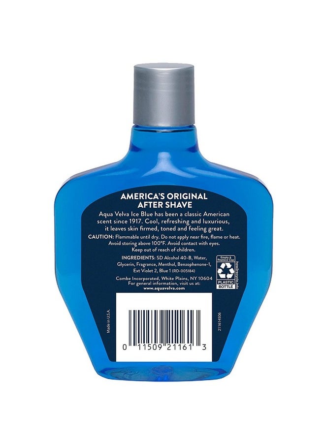 Aqua Velva - Qua Velva Cooling After Shave Classic Ice Blue 7 Oz Pack Of 4 - Image 1