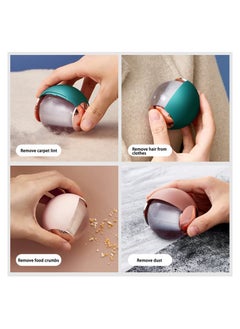 Excefore Washable Reusable Gel Lint Roller for Pet HairPortable Dog Cat Pet Hair Remover for Clothes Laundries Sticky Cleaner Dust Fuzz Fur for Travel Household-Green  - Image 2