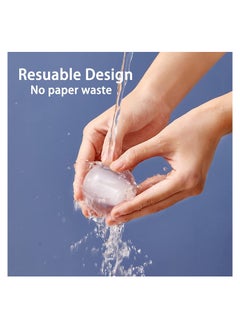 Excefore Washable Reusable Gel Lint Roller for Pet HairPortable Dog Cat Pet Hair Remover for Clothes Laundries Sticky Cleaner Dust Fuzz Fur for Travel Household-Green  - Image 4