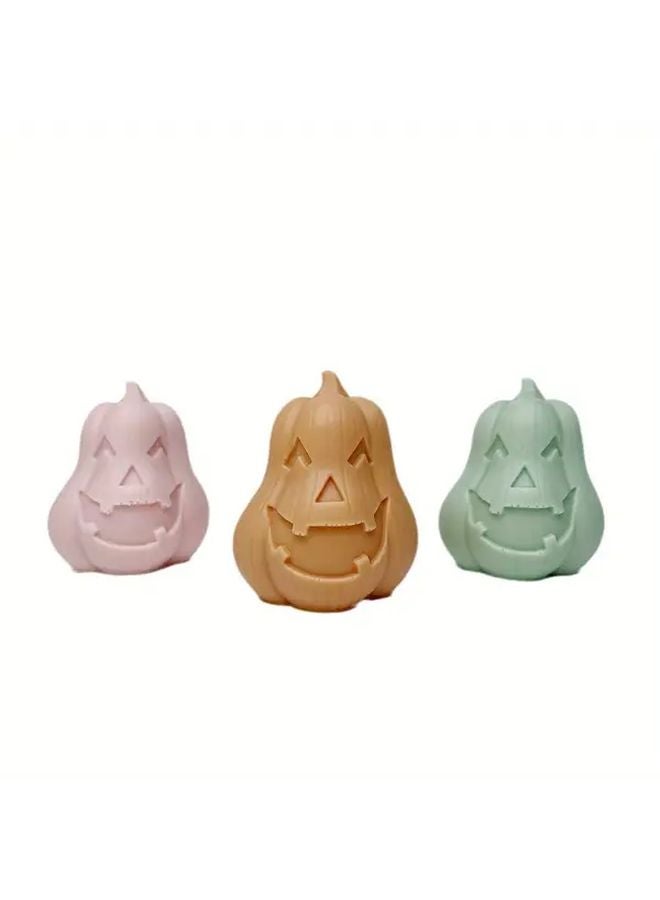 Happy Pumpkin Halloween Scented Candle Silicone Mold For Wax Melts DIY Crafts - Image 4