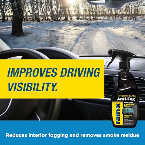 Rain-X 630046 Interior Glass Anti-Fog, 12 oz. - Prevents Fogging of Interior Glass and Mirrors, Usable on Both Automobiles and Marine Vehicles - Image 5