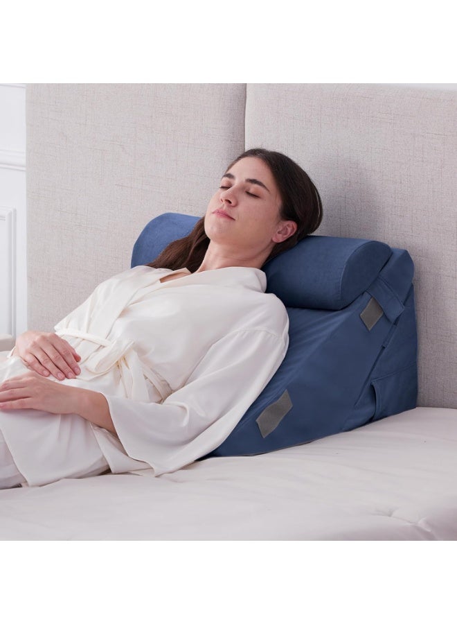 Adjustable Wedge Pillow Set (3 Pcs) - Orthopedic Incline Comfort - Practical Support for Post Surgery & Daily UseAdjustable Wedge Pillow Set (3 Pcs) - Orthopedic Incline Comfort - Practical Support for Post Surgery & Daily Use - Image 1