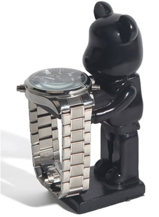 Funny Bear Shaped Watch Display Stand – Decorative Storage Rack for Watch, Jewelry, Bracelet, Necklace – Home Office Organizer - Image 1
