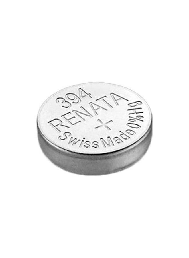 Renata wristwatch battery - Swiss made, 1.55V button cell, Renata Long Life Battery, Strap (10 pcs) 394-3, SR936SW - Image 2