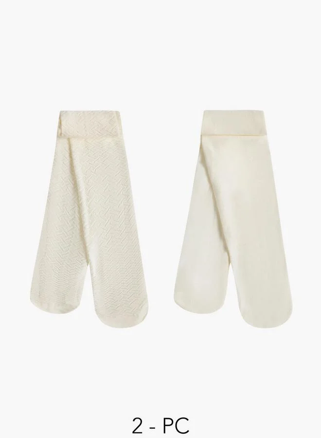 Celeste Pack of 2 Girls Tights with Elasticated Waistband Ramadan Collection