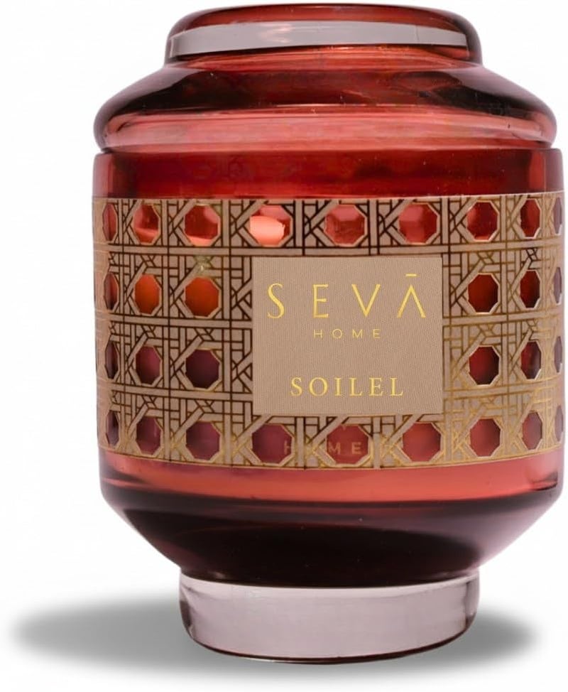 سيفا هوم شمعة معطرة فاخرة من سيفا هوم، مجموعة "مساحات مقدسة" | شمعة معطرة فاخرة | شمع الصويا الطبيعي | تدوم 30 ساعة | شمعة لغرفة المعيشة | علاج عطري مريح | مجموعة هدايا فاخرة | هدية - Image 2