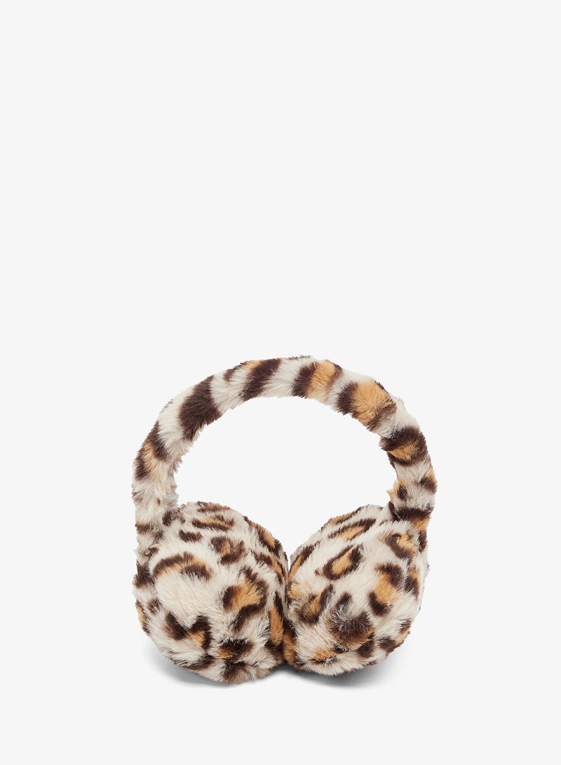 Ginger Faux Fur Ear Muffs - Image 1