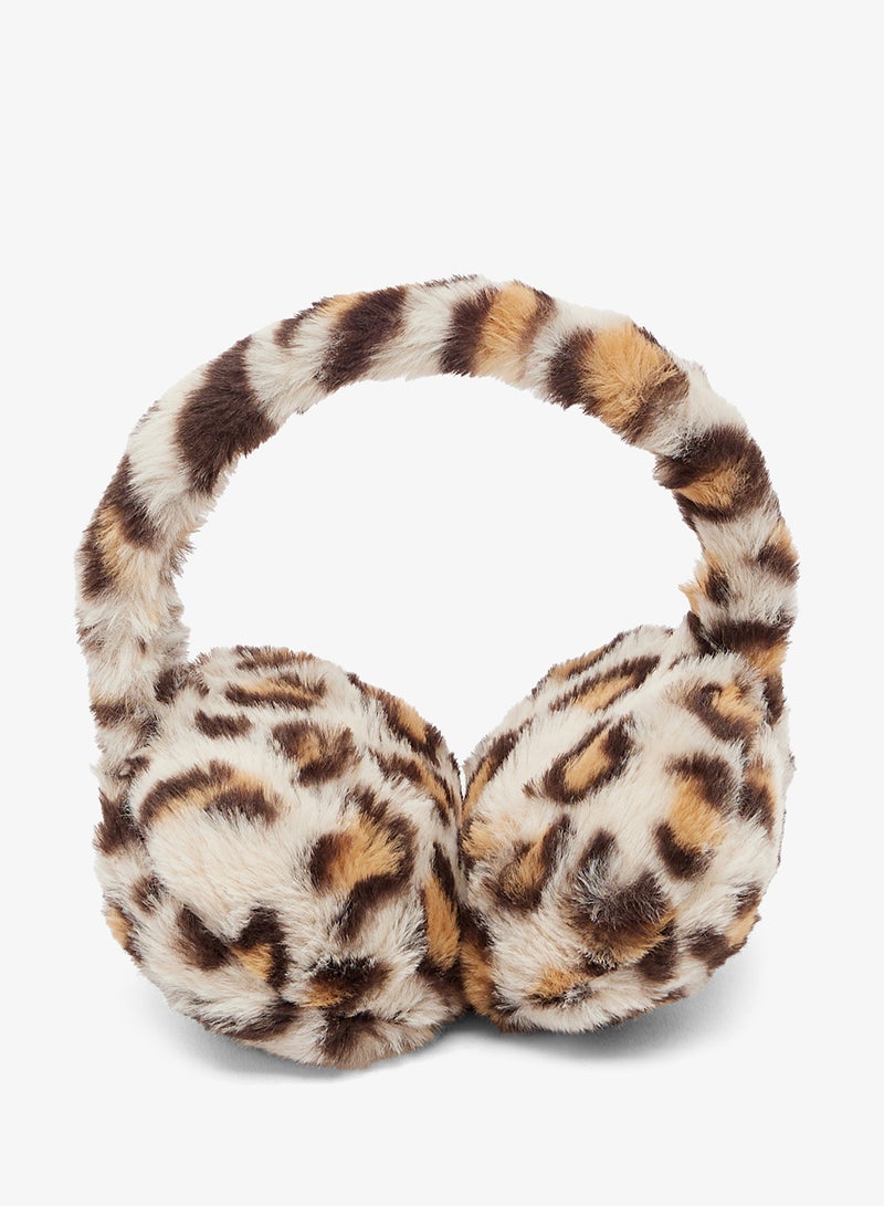 Ginger Faux Fur Ear Muffs - Image 2