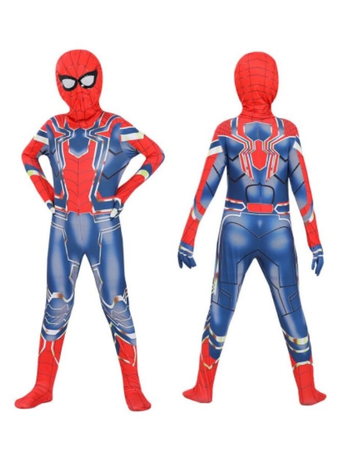 GGEROU Children's Costume Cosplay Set, 3D Style Superhero Role-playing Full Bodysuit, Kids Superhero Dress Up Spandex Jumpsuit - Image 1