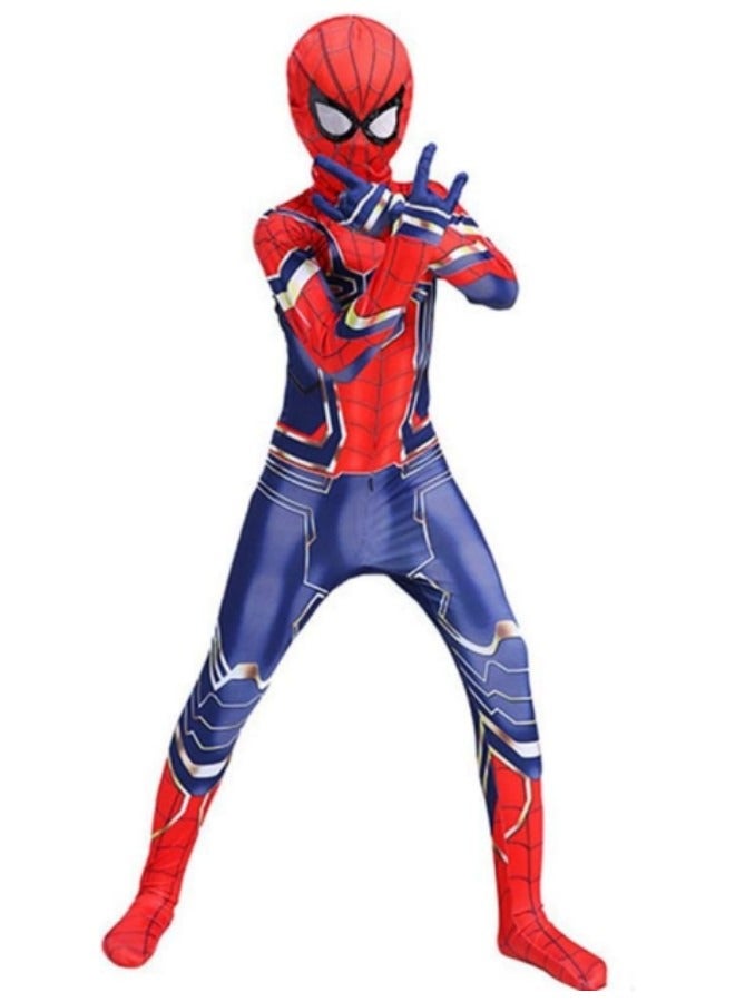 GGEROU Children's Costume Cosplay Set, 3D Style Superhero Role-playing Full Bodysuit, Kids Superhero Dress Up Spandex Jumpsuit - Image 3