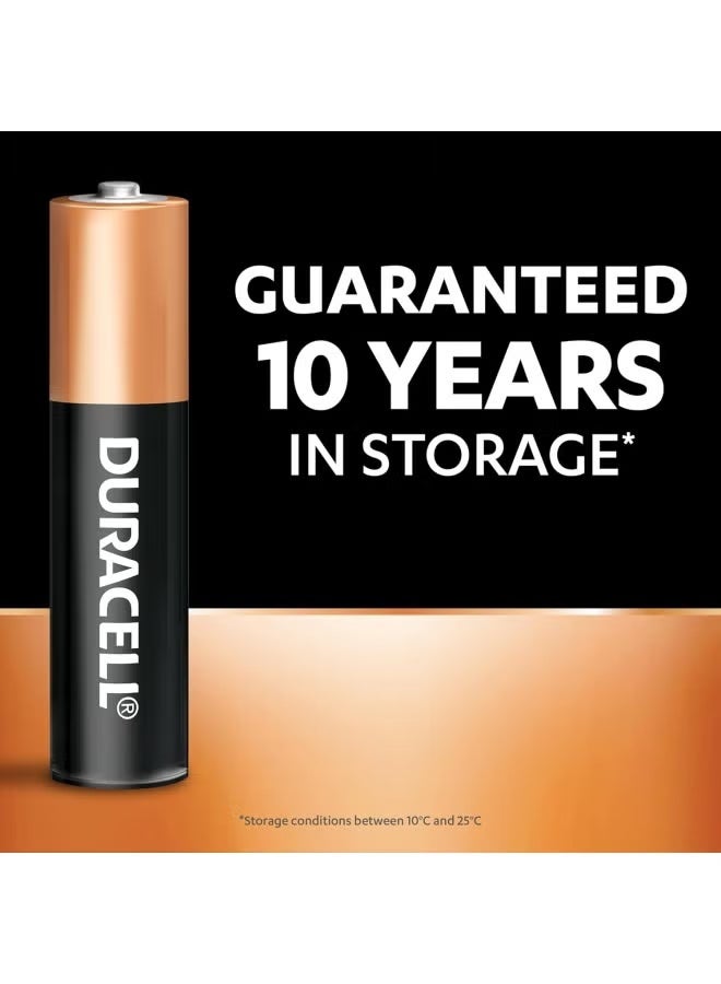 Duracell بطاريات AAA 1.5V القلوية LR03 / MN2400 طاقة تدوم طويلاً، عبوة من 20، عمر افتراضي 10 سنوات - Image 3