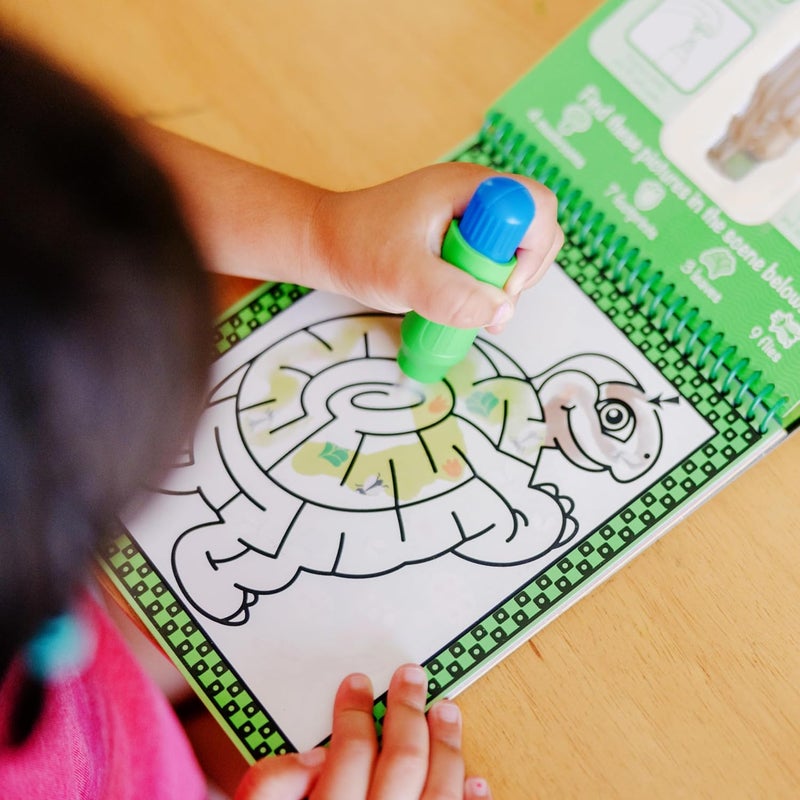 Melissa & Doug ملسيا ودوج ووتر واو - متاهات الحيوانات لوحة نشاط قابلة لإعادة الاستخدام للكشف عن الماء - Image 5