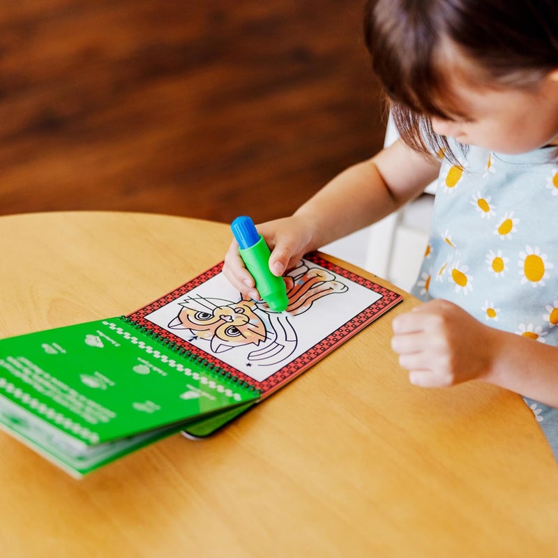 Melissa & Doug ملسيا ودوج ووتر واو - متاهات الحيوانات لوحة نشاط قابلة لإعادة الاستخدام للكشف عن الماء - Image 2