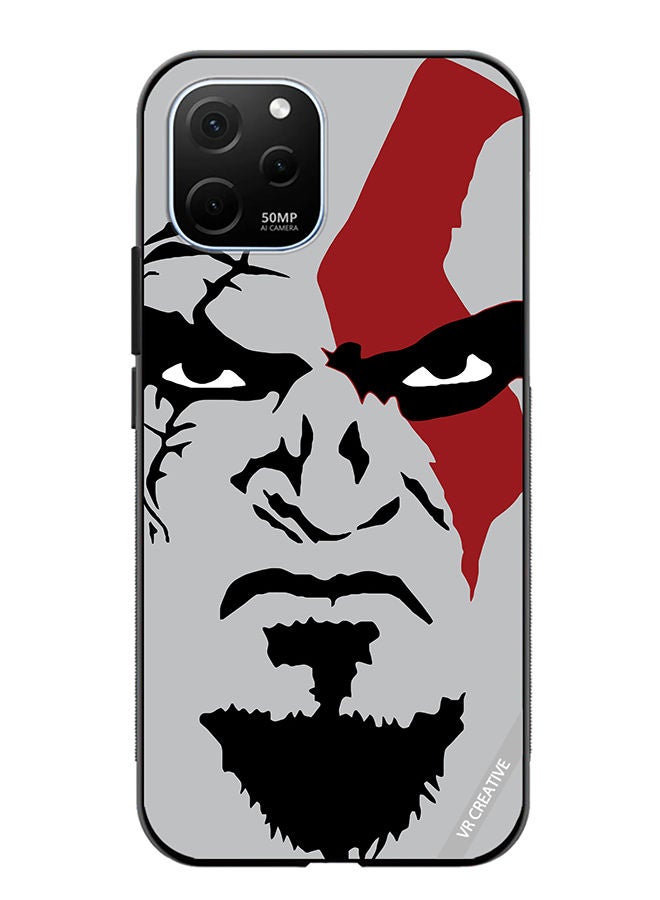 VR CREATIVE Protective Case Cover For Huawei Enjoy 50z Face God Of War Design Multicolour - Image 1