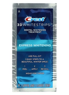 3D White Whitening Strips 1-Hour Express Pack Of 1 - pzsku/Z6E628E8D7270D78B410DZ/45/_/1683526402/4e6be6c1-d253-4c15-ab33-1c5ef7b27d51