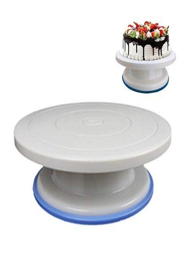 SEASPIRIT Cake Turntable Revolving Cake Decorating Stand Cake Stand Sugarcraft 28cm Turntable - Image 1