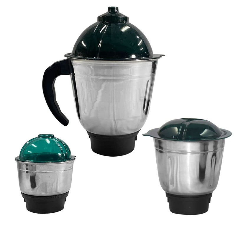 REGOLITH ENTERPRISES Stainless Steel Kitchen Appliances With Rust Free Razor Sharp Blades For Easy Grinding Mixing 1 Liquidizing jar 1 Dry Wet Grinding Jar 1 Chutney jar - Image 2