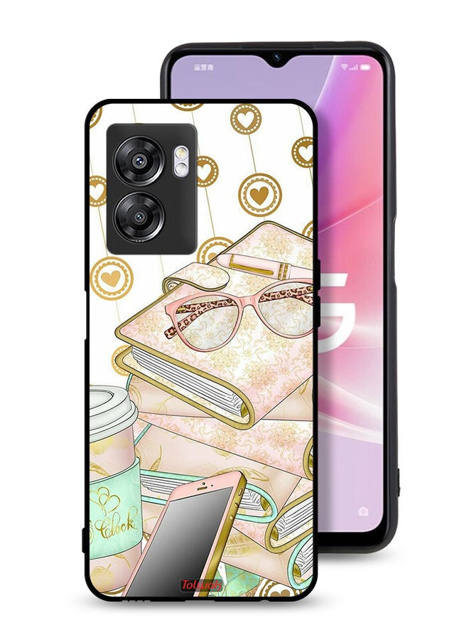 Tolwak OnePlus Nord N300 Protective Case Cover Glasses On Books - Image 1