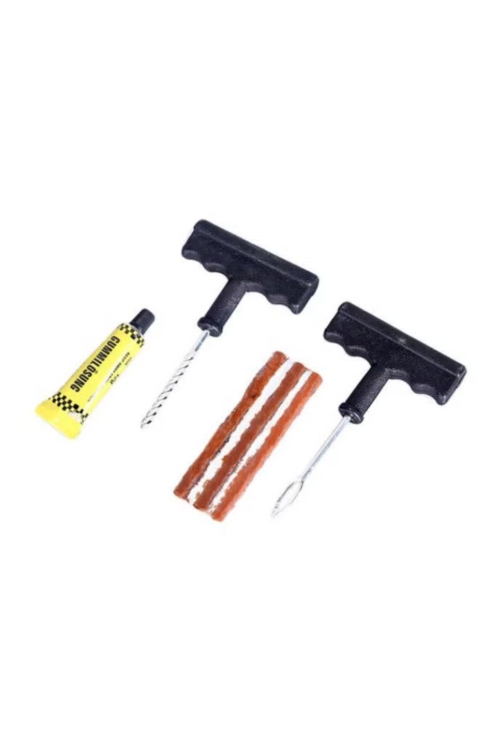 Tire Patch Kit - Tire Patch Set, Tire Repair Kit, Wheel Repair Kit, Tire Repair Set, Tire Patch Tools, Patch Kit with Patches, Tire Plug Repair Kit, Tool Kit with Tire Nail Removal Tool and Tire Patching Tool, Wheel Repair Patch. - Image 4