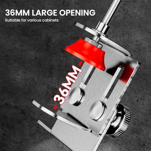 Serplex® Floor Cabinets Frame Install Clamp, Cabinet Mounting Support Stainless Steel Support Arm Cabinet Door Mounting Jig for Hidden Door Install, Adjustable Stainless Steel Doors Installation Clamp - Image 5