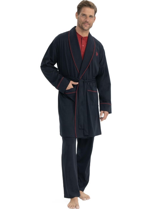 U.S. Polo Assn. 5 Piece Men's Dressing Gown Set with Dowry Box  - Image 3