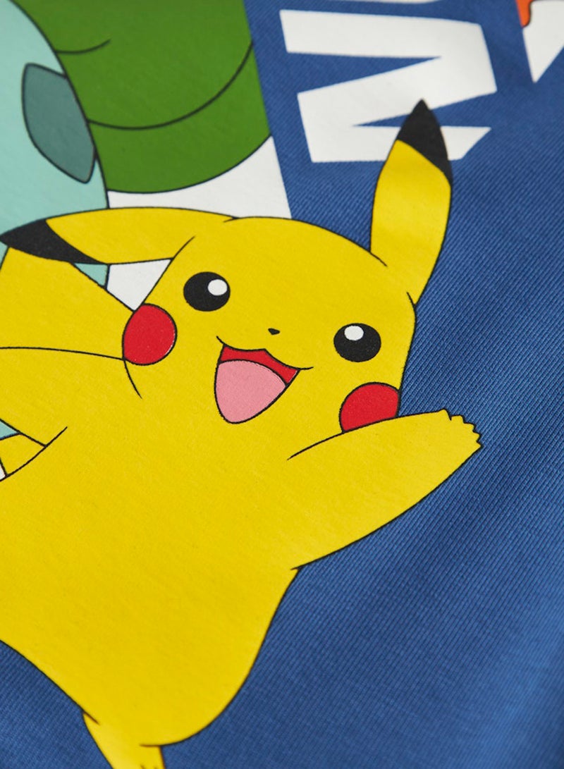 NAME IT Kids Pokemon Graphic Crew Neck T-Shirt - Image 3