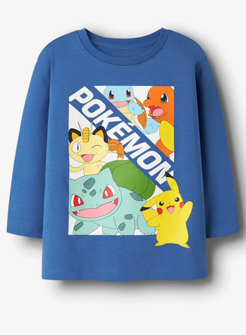 NAME IT Kids Pokemon Graphic Crew Neck T-Shirt - Image 4