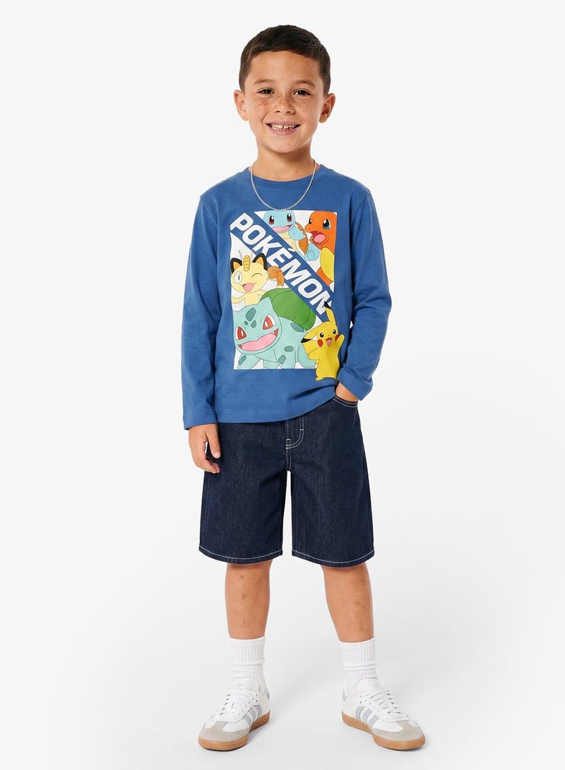 NAME IT Kids Pokemon Graphic Crew Neck T-Shirt - Image 5