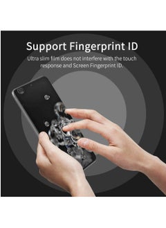 ELTRAZONE Privacy Screen protector compatible with Samsung Galaxy S20+ Screen Protector Tempered Glass [Anti-Glare][HD Full Coverage][Easy Installation][Scratch Resistant][9H Hardness]  - Image 3