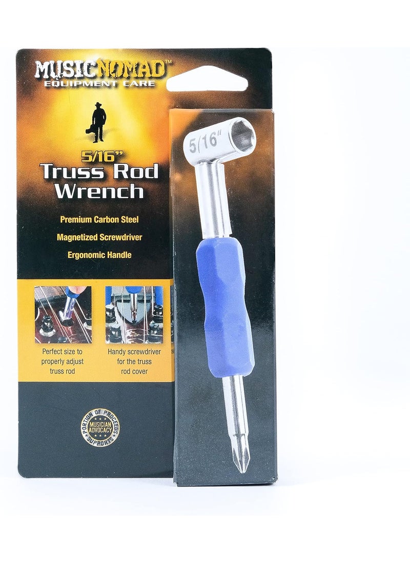 MusicNomad MusicNomad MN232 Premium Truss Rod Wrench  516 Plus Magnetized Screwdriver  - Image 2